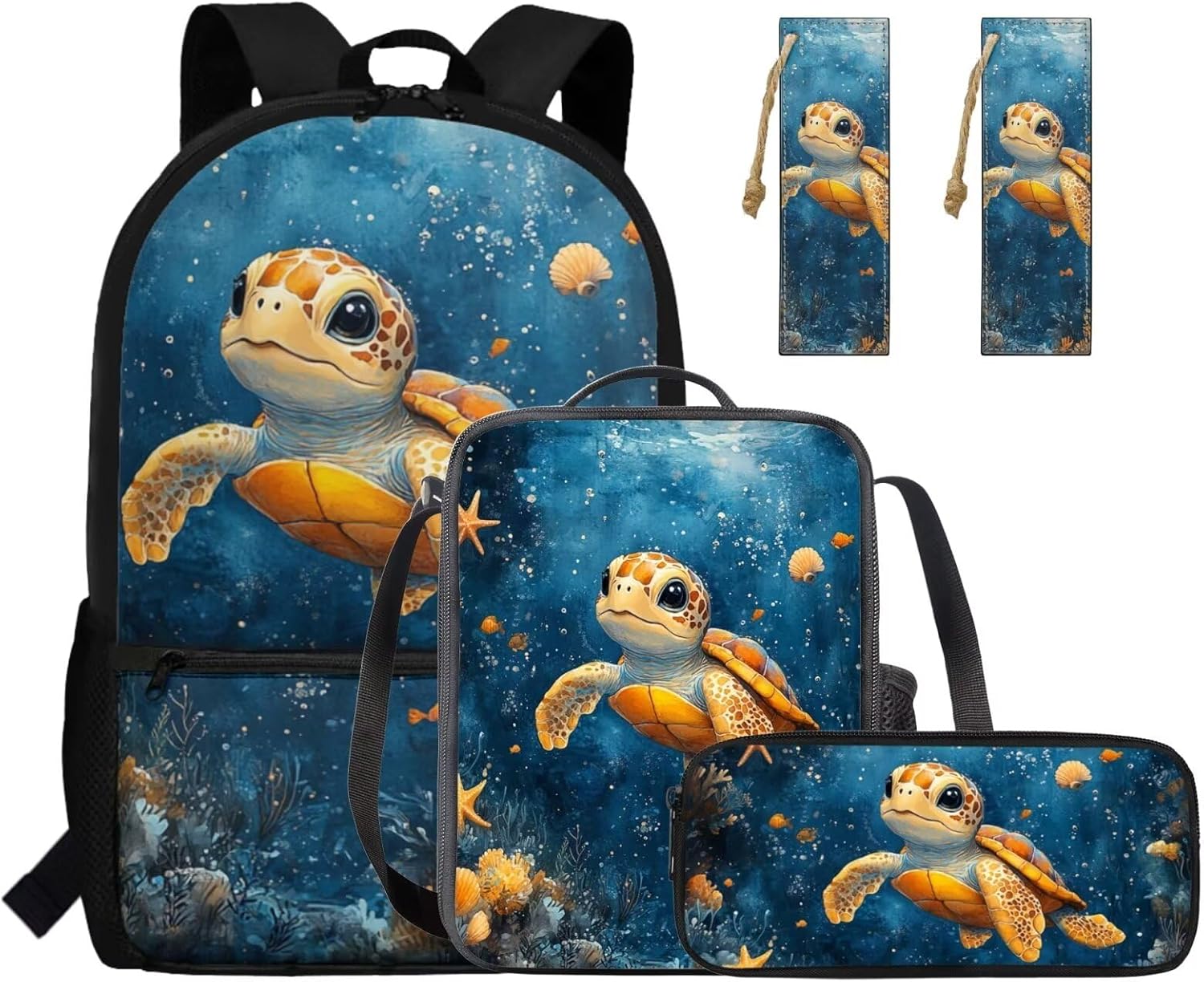 Gomyblomy Strawberry Cow Backpack for Girls 6-8 8-10 Kawaii Pink School Bag for Girls 4 in1 Set Kids Bookbag with Lunch Box Pencil Case Bookmarks for Elementary Kindergarten Cute Book Bags - Image 48