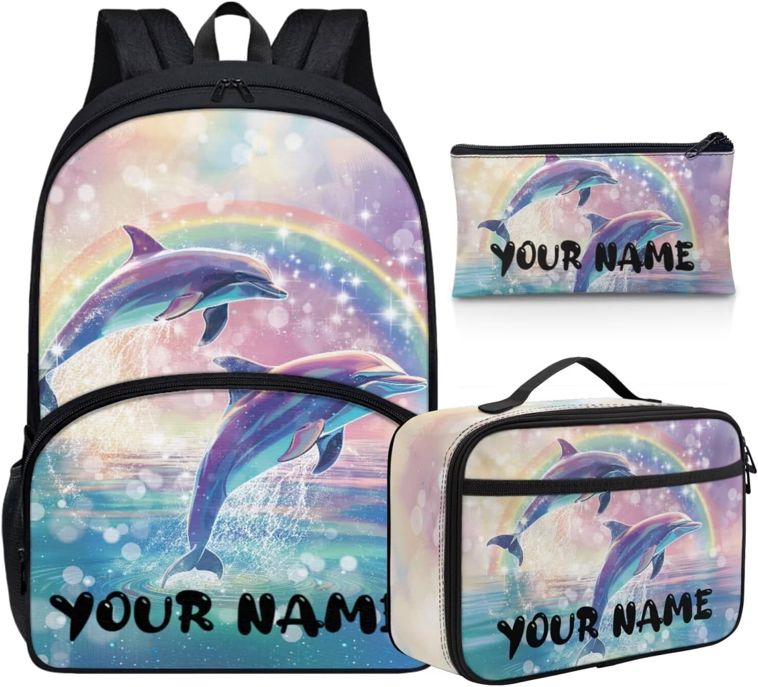 Howilath Mushroom Frog Backpack for Boys Kids Backpack with Lunch Box Aesthetic Pencil Case 3PCS Set 4th 5th 6th Grade Cute Bookbag 17 inch Kawaii School Bag with Name Customized - Image 15