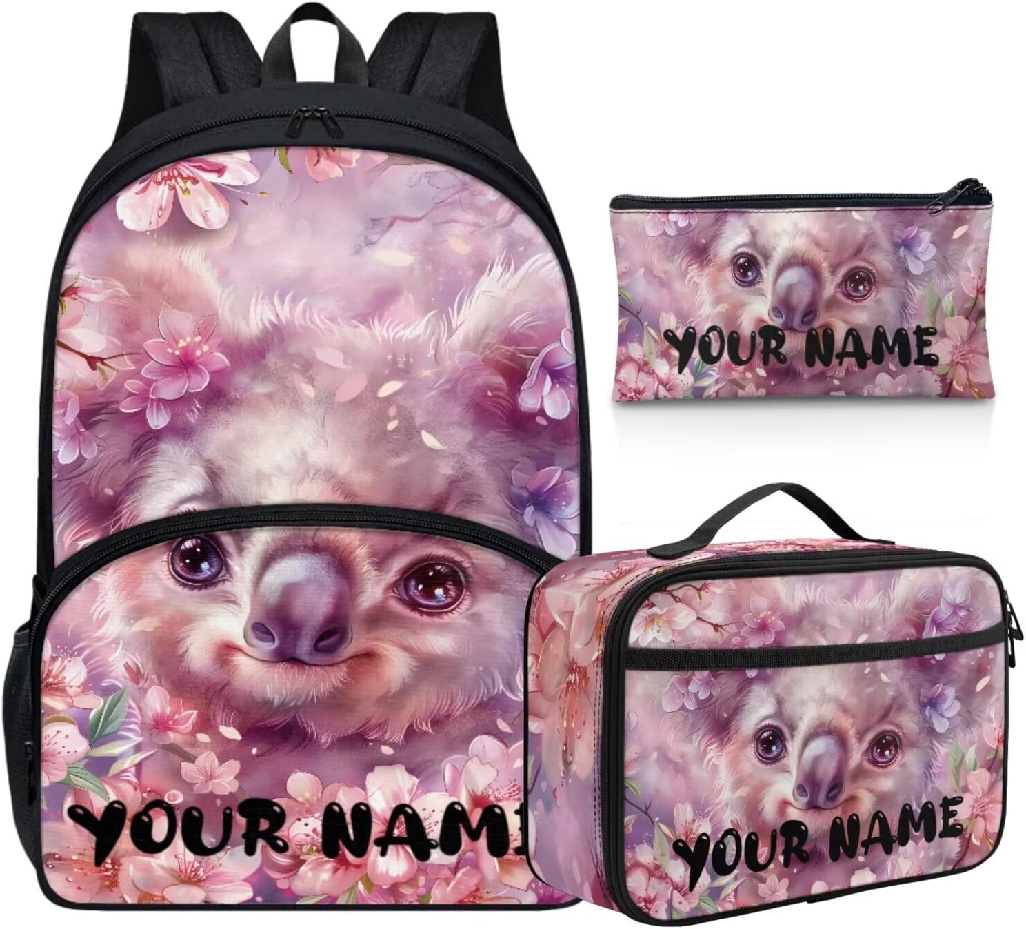 Howilath Mushroom Frog Backpack for Boys Kids Backpack with Lunch Box Aesthetic Pencil Case 3PCS Set 4th 5th 6th Grade Cute Bookbag 17 inch Kawaii School Bag with Name Customized - Image 30