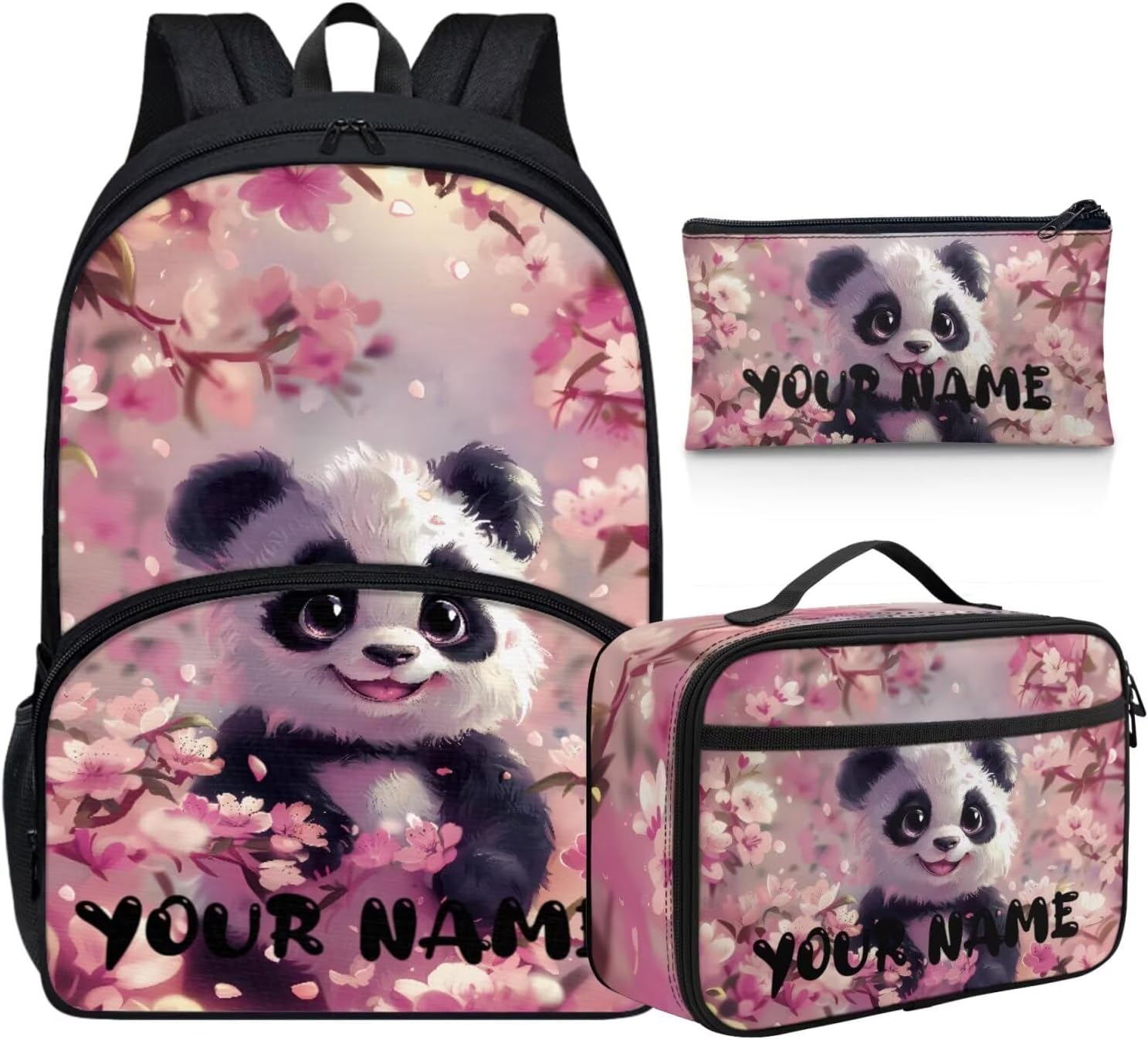 Howilath Mushroom Frog Backpack for Boys Kids Backpack with Lunch Box Aesthetic Pencil Case 3PCS Set 4th 5th 6th Grade Cute Bookbag 17 inch Kawaii School Bag with Name Customized - Image 12