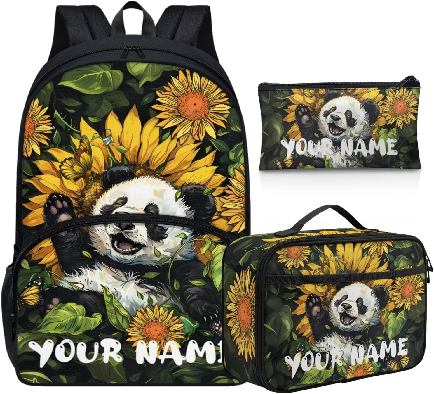 Howilath Mushroom Frog Backpack for Boys Kids Backpack with Lunch Box Aesthetic Pencil Case 3PCS Set 4th 5th 6th Grade Cute Bookbag 17 inch Kawaii School Bag with Name Customized - Image 33