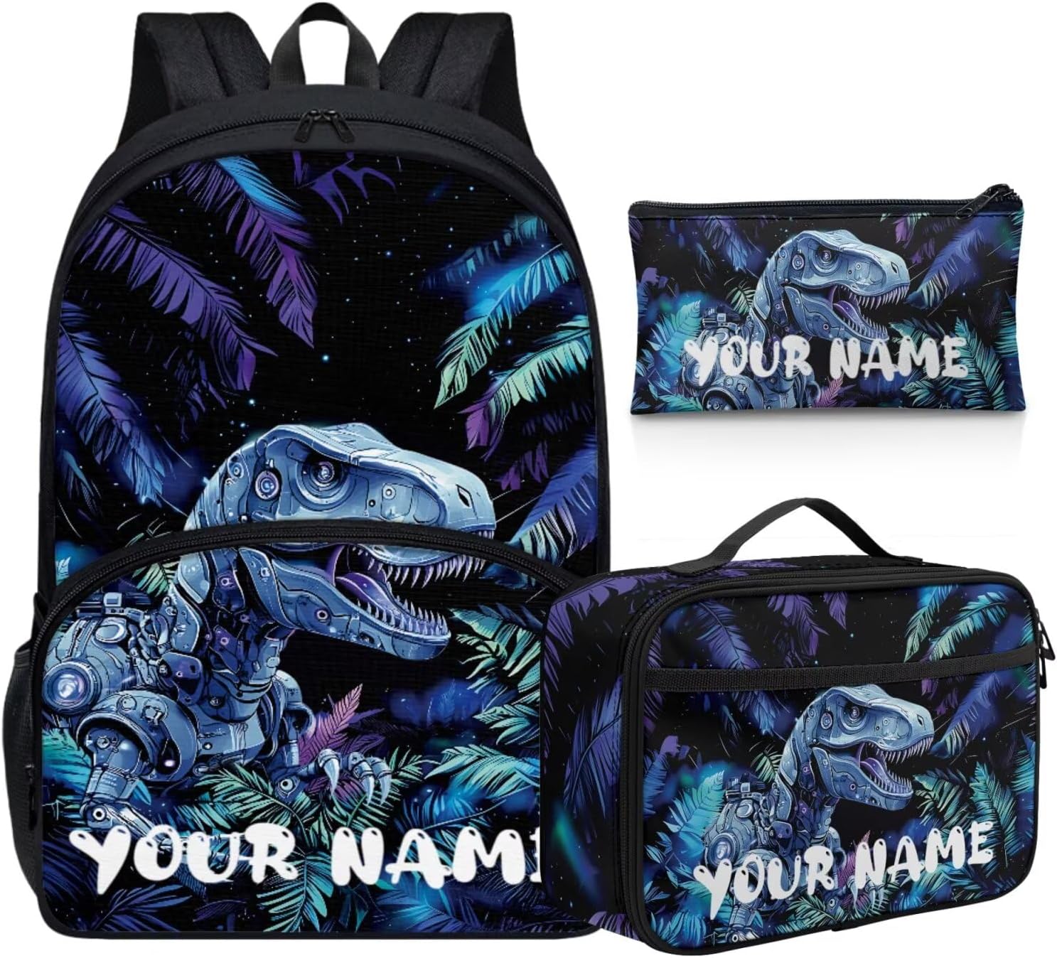 Howilath Mushroom Frog Backpack for Boys Kids Backpack with Lunch Box Aesthetic Pencil Case 3PCS Set 4th 5th 6th Grade Cute Bookbag 17 inch Kawaii School Bag with Name Customized - Image 27