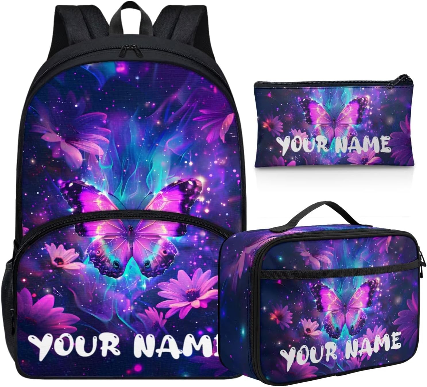 Howilath Mushroom Frog Backpack for Boys Kids Backpack with Lunch Box Aesthetic Pencil Case 3PCS Set 4th 5th 6th Grade Cute Bookbag 17 inch Kawaii School Bag with Name Customized - Image 13