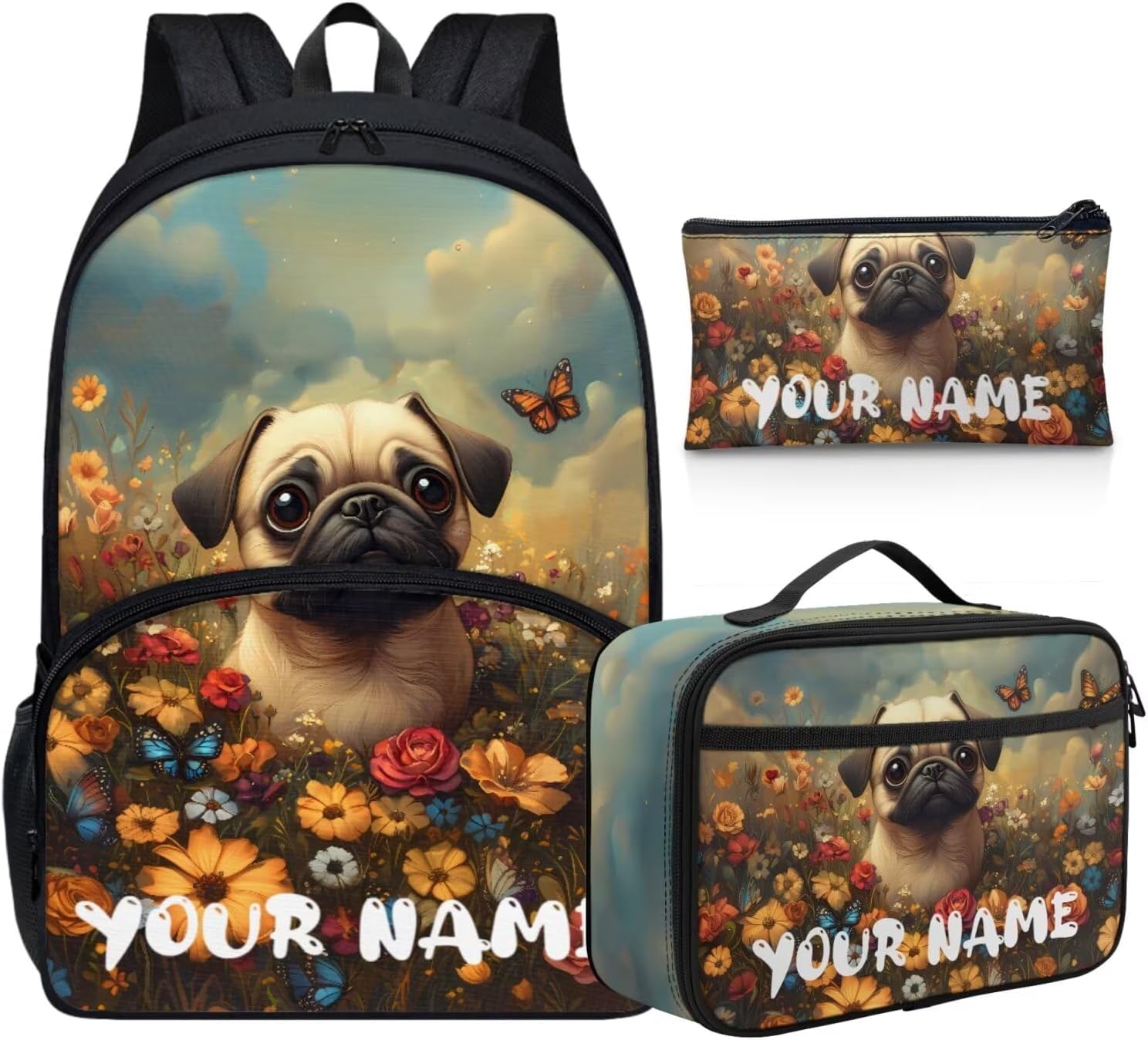 Howilath Mushroom Frog Backpack for Boys Kids Backpack with Lunch Box Aesthetic Pencil Case 3PCS Set 4th 5th 6th Grade Cute Bookbag 17 inch Kawaii School Bag with Name Customized - Image 36