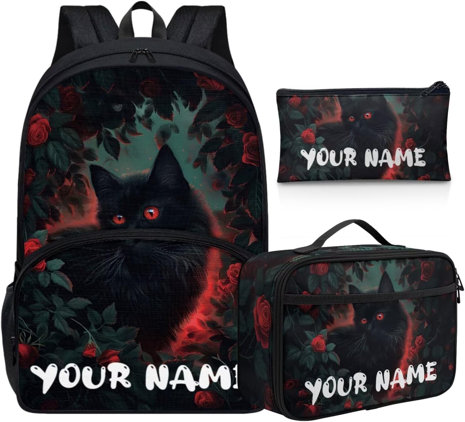 Howilath Mushroom Frog Backpack for Boys Kids Backpack with Lunch Box Aesthetic Pencil Case 3PCS Set 4th 5th 6th Grade Cute Bookbag 17 inch Kawaii School Bag with Name Customized - Image 35