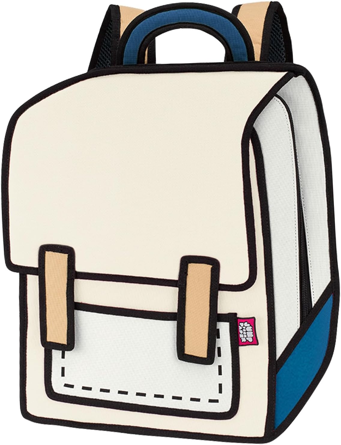 JUMPFROMPAPER 2D Cartoon Backpack (Spaceman), Fun Novelty Backpacks Bags for Adults and Senior Year, Laptop and Essentials - Image 7