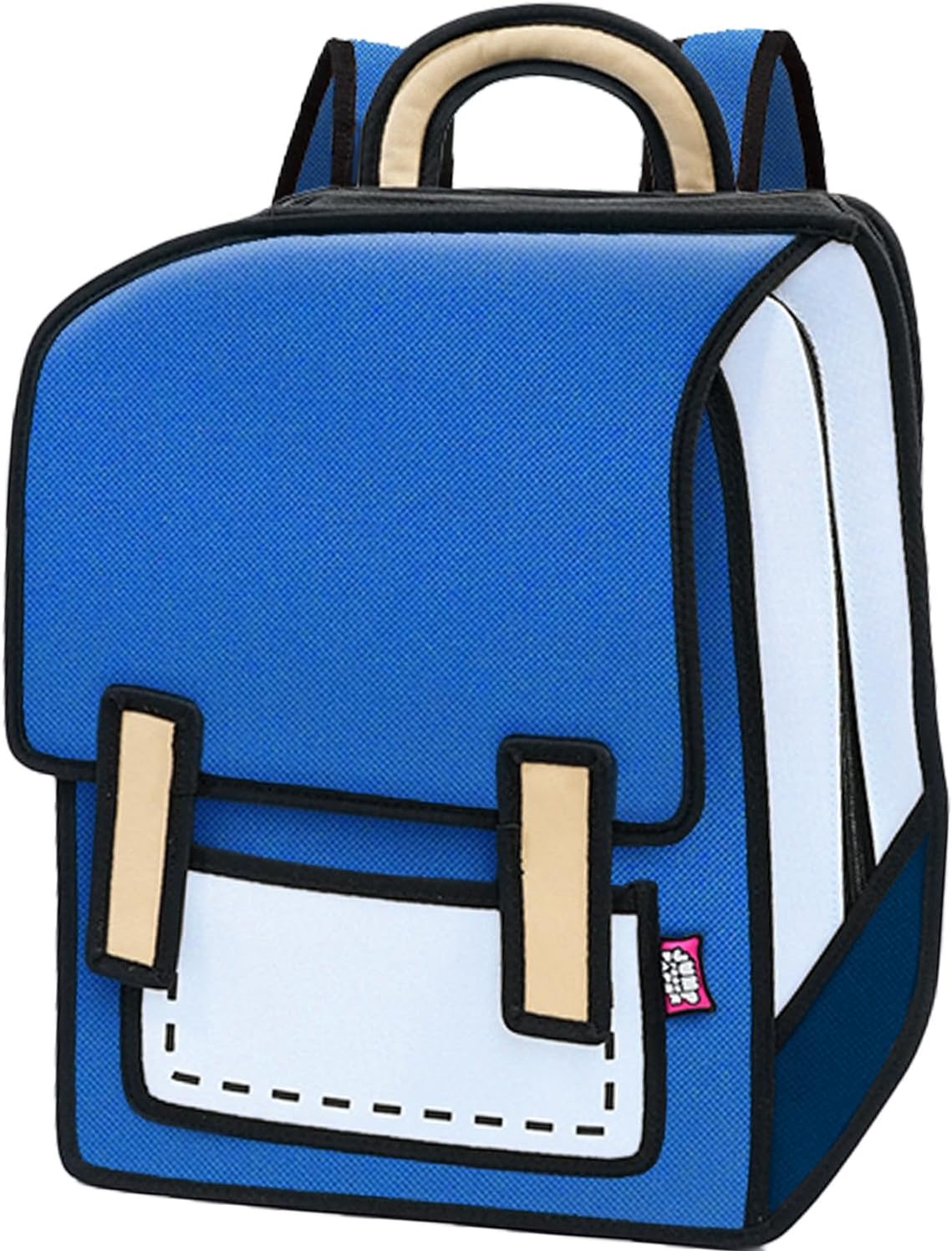 JUMPFROMPAPER 2D Cartoon Backpack (Spaceman), Fun Novelty Backpacks Bags for Adults and Senior Year, Laptop and Essentials - Image 14