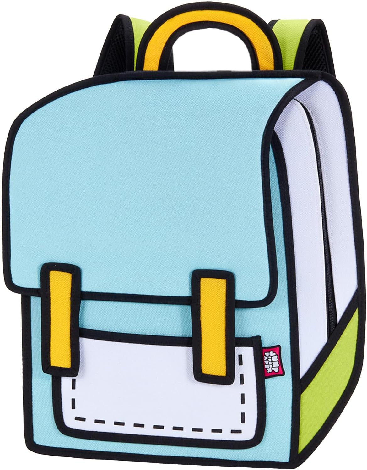 JUMPFROMPAPER 2D Cartoon Backpack (Spaceman), Fun Novelty Backpacks Bags for Adults and Senior Year, Laptop and Essentials - Image 8