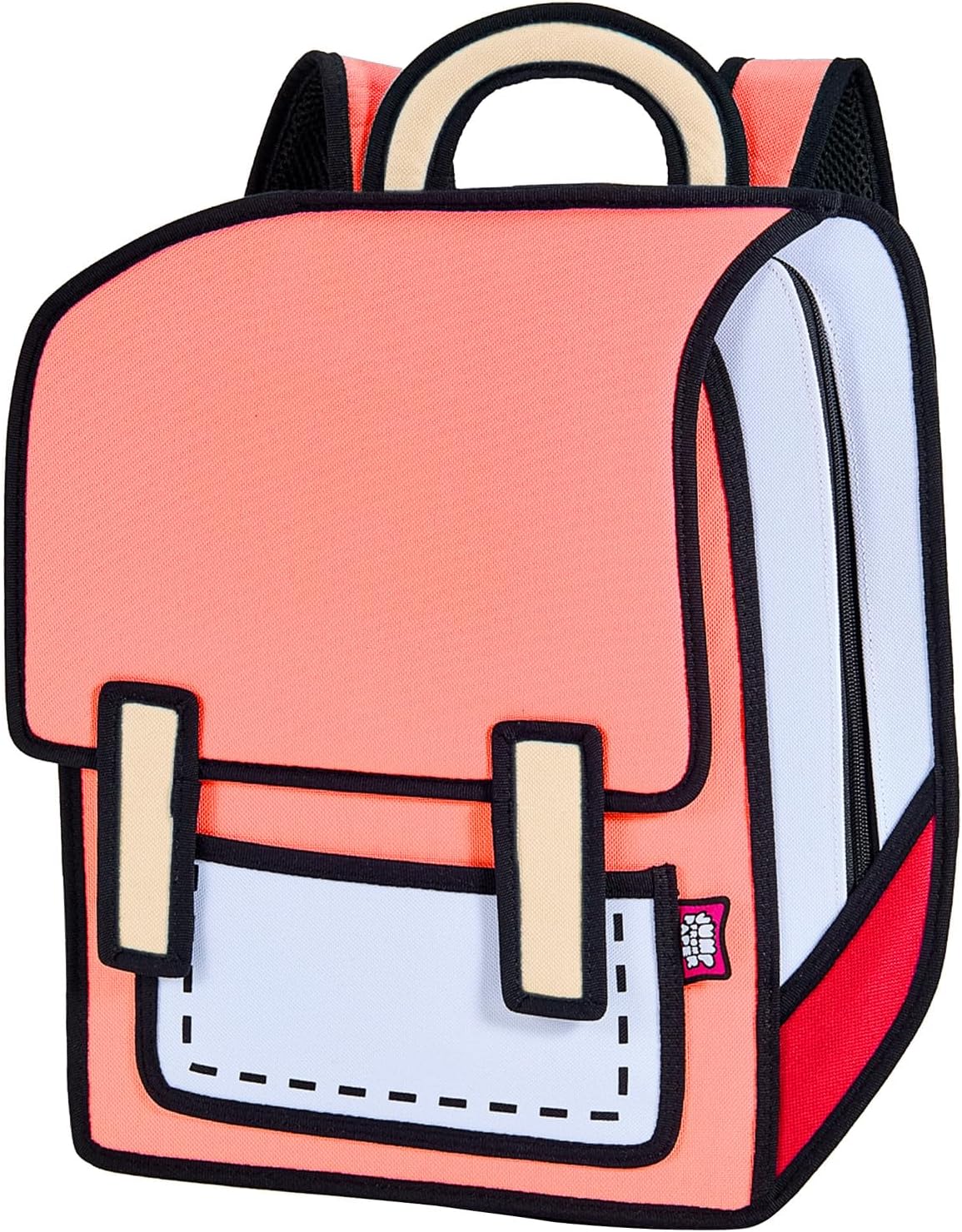 JUMPFROMPAPER 2D Cartoon Backpack (Spaceman), Fun Novelty Backpacks Bags for Adults and Senior Year, Laptop and Essentials - Image 9