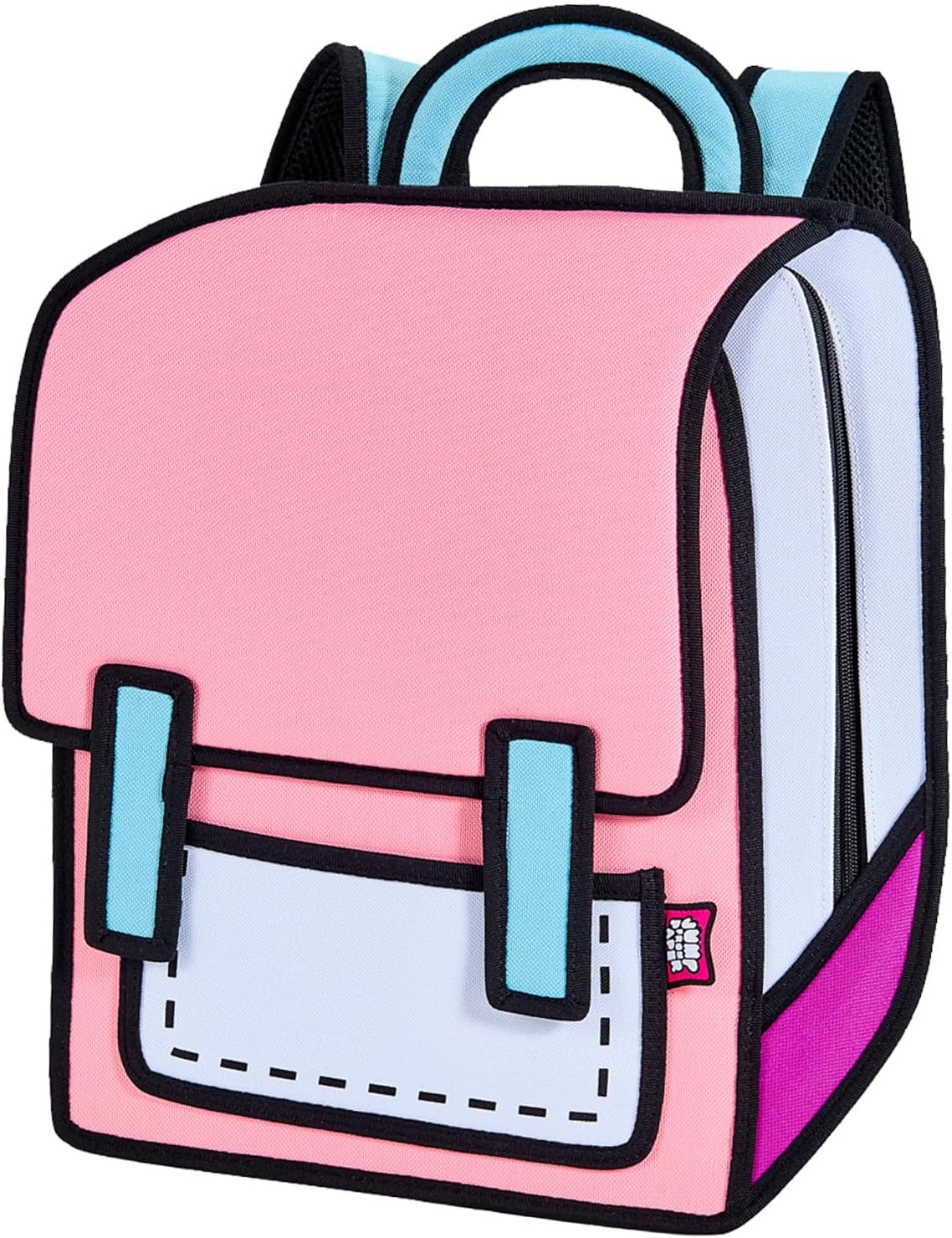 JUMPFROMPAPER 2D Cartoon Backpack (Spaceman), Fun Novelty Backpacks Bags for Adults and Senior Year, Laptop and Essentials - Image 11