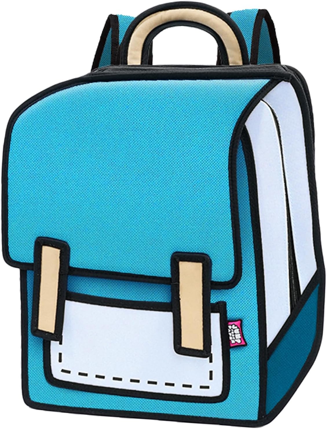 JUMPFROMPAPER 2D Cartoon Backpack (Spaceman), Fun Novelty Backpacks Bags for Adults and Senior Year, Laptop and Essentials - Image 16