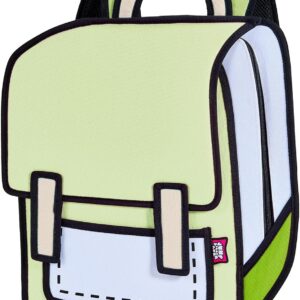 JUMPFROMPAPER 2D Cartoon Backpack (Spaceman), Fun Novelty Backpacks Bags for Adults and Senior Year, Laptop and Essentials