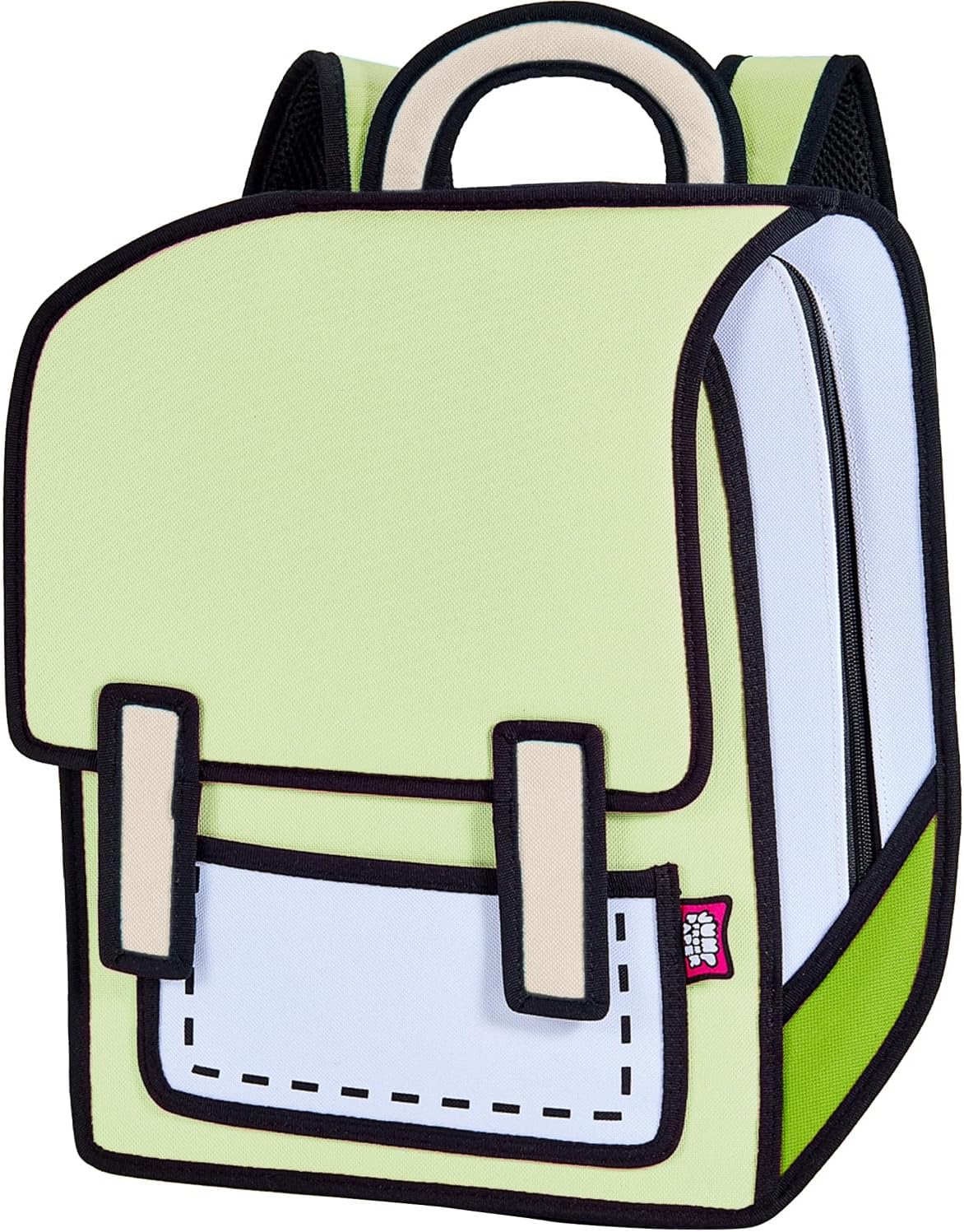 JUMPFROMPAPER 2D Cartoon Backpack (Spaceman), Fun Novelty Backpacks Bags for Adults and Senior Year, Laptop and Essentials