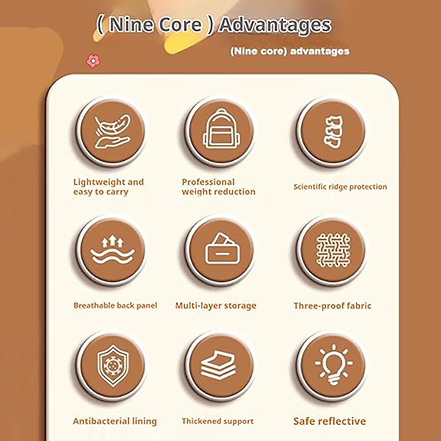 Kawaii Animal Backpack with Pencil Case - Capybara Design School Bag, Waterproof & Durable with Chest Buckle - Image 4