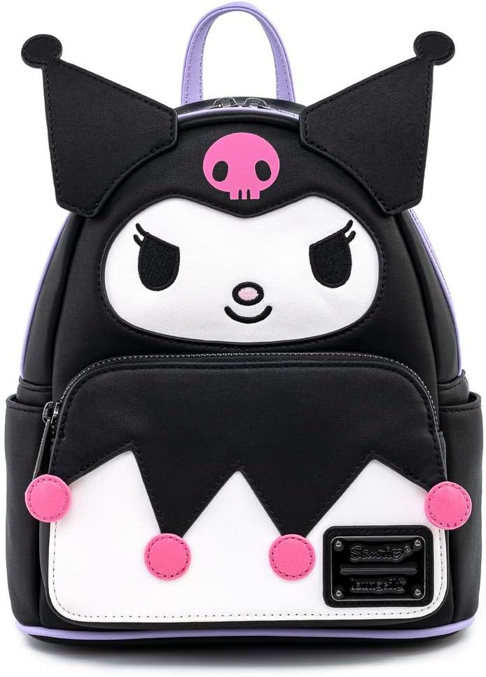 Loungefly Sanrio Hello Kitty Kuromi Womens Double Strap Shoulder Bag