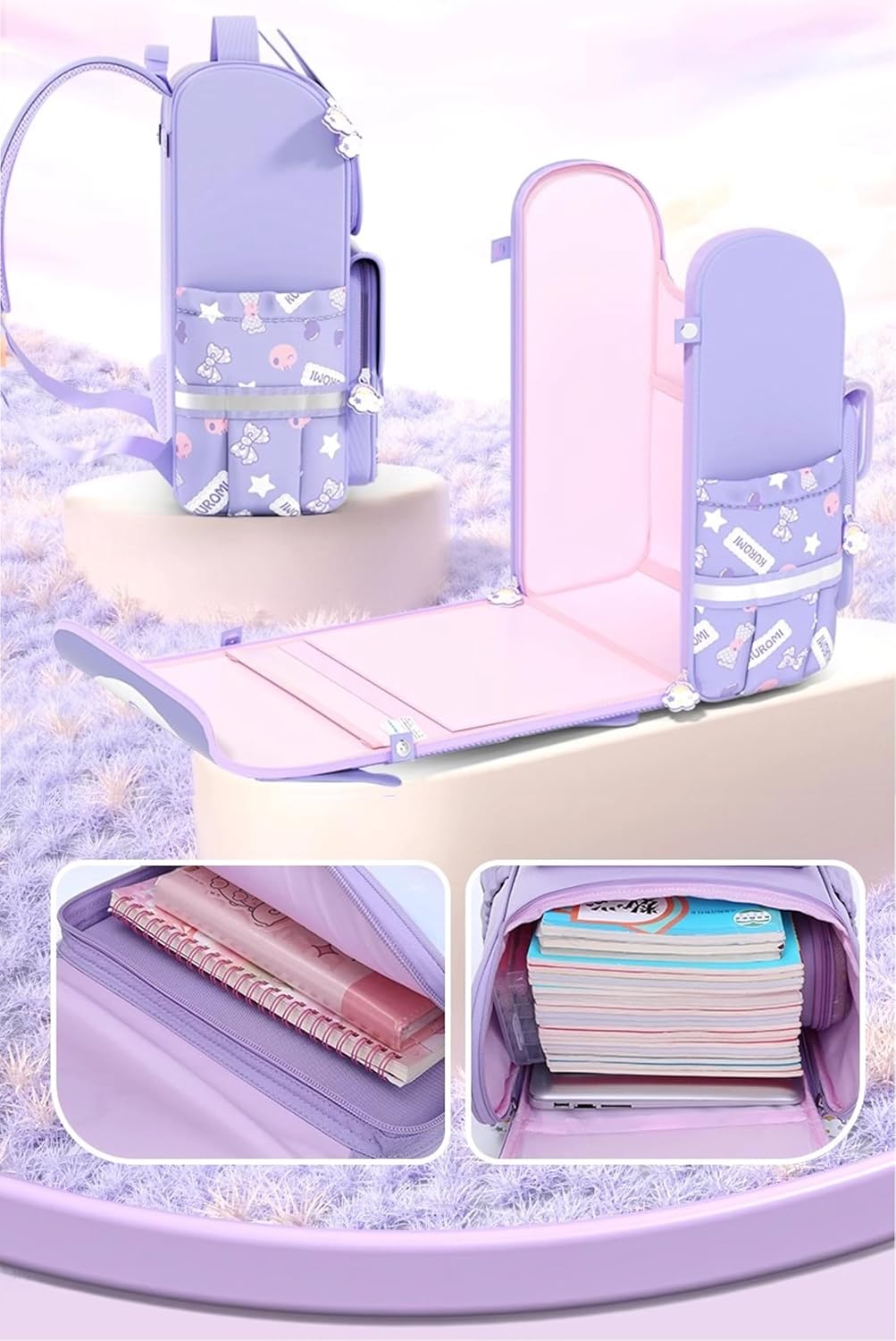 My Melody Japanese Cartoon Character Backpack School Bag - Image 4