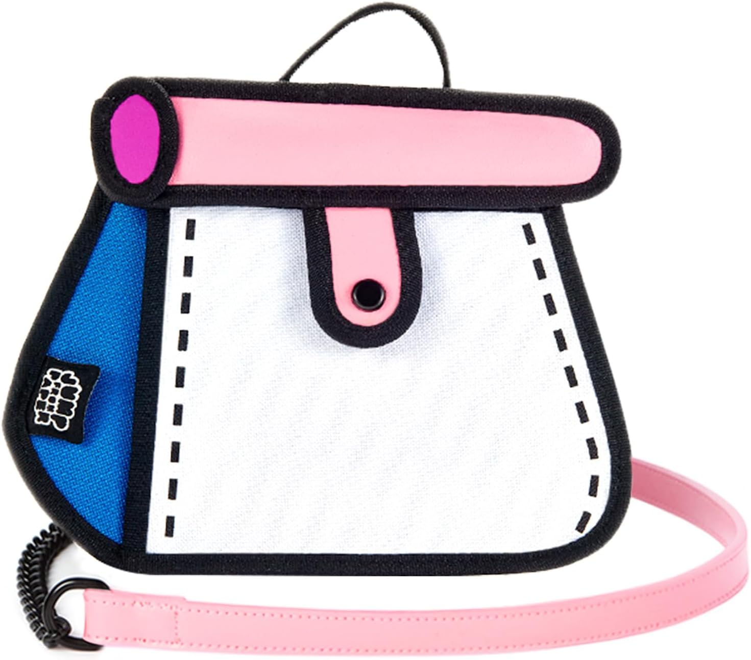 Original 2D Cartoon Crossbody Bag (Cake) - Fun Pop Art, Trendy Cross Body Shoulder Bags for Senior Year and Women, in Travel