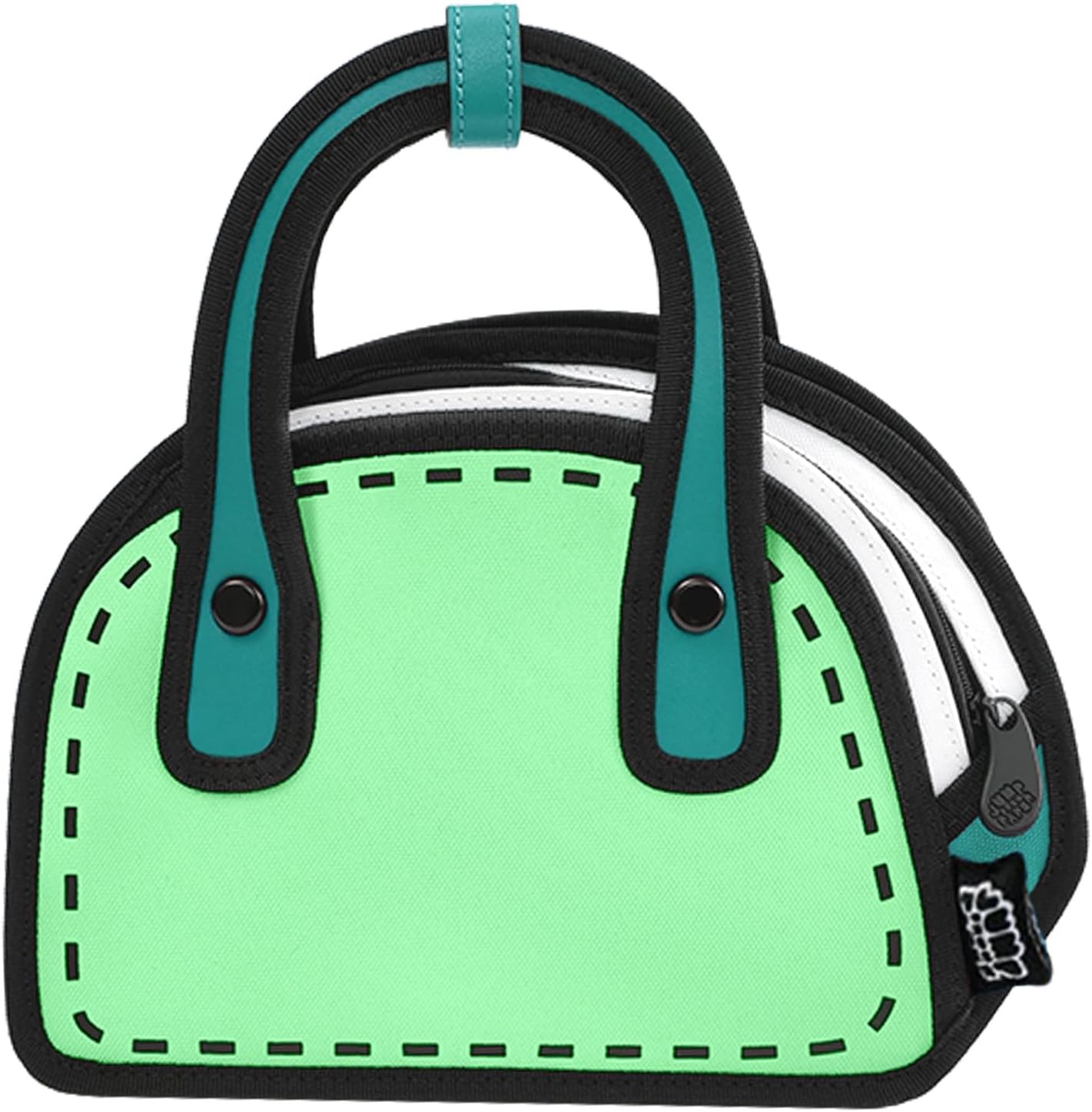 Original 2D Cartoon Crossbody Bag (Carly) - Fun Pop Art, Cross Body Shoulder Bags for Women, Senior Year, Daily and Travel - Image 9