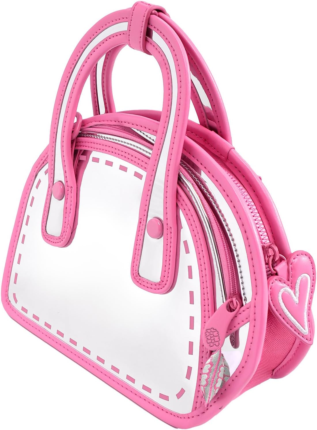 Original 2D Cartoon Crossbody Bag (Carly) - Fun Pop Art, Cross Body Shoulder Bags for Women, Senior Year, Daily and Travel - Image 7