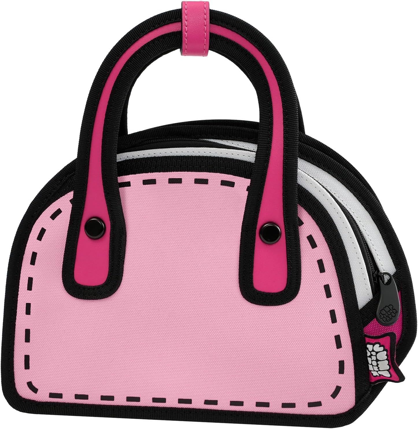 Original 2D Cartoon Crossbody Bag (Carly) - Fun Pop Art, Cross Body Shoulder Bags for Women, Senior Year, Daily and Travel