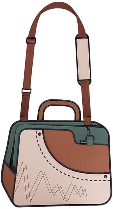 Original 2D Cartoon Crossbody Bag Crush, Fun Cross Body Bags for Women, Senior Year, Carries Laptop, Essentials for Travel