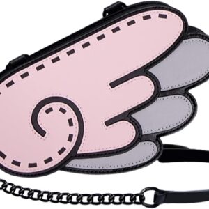 Original 2D Cartoon Crossbody Bag (Cupid) - Fun Novelty Pop Art, Trendy Cross Body Shoulder Bags Purse for Women, for Daily and Travel