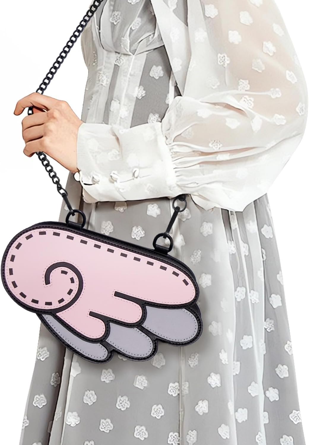 Original 2D Cartoon Crossbody Bag (Cupid) - Fun Novelty Pop Art, Trendy Cross Body Shoulder Bags Purse for Women, for Daily and Travel - Image 6