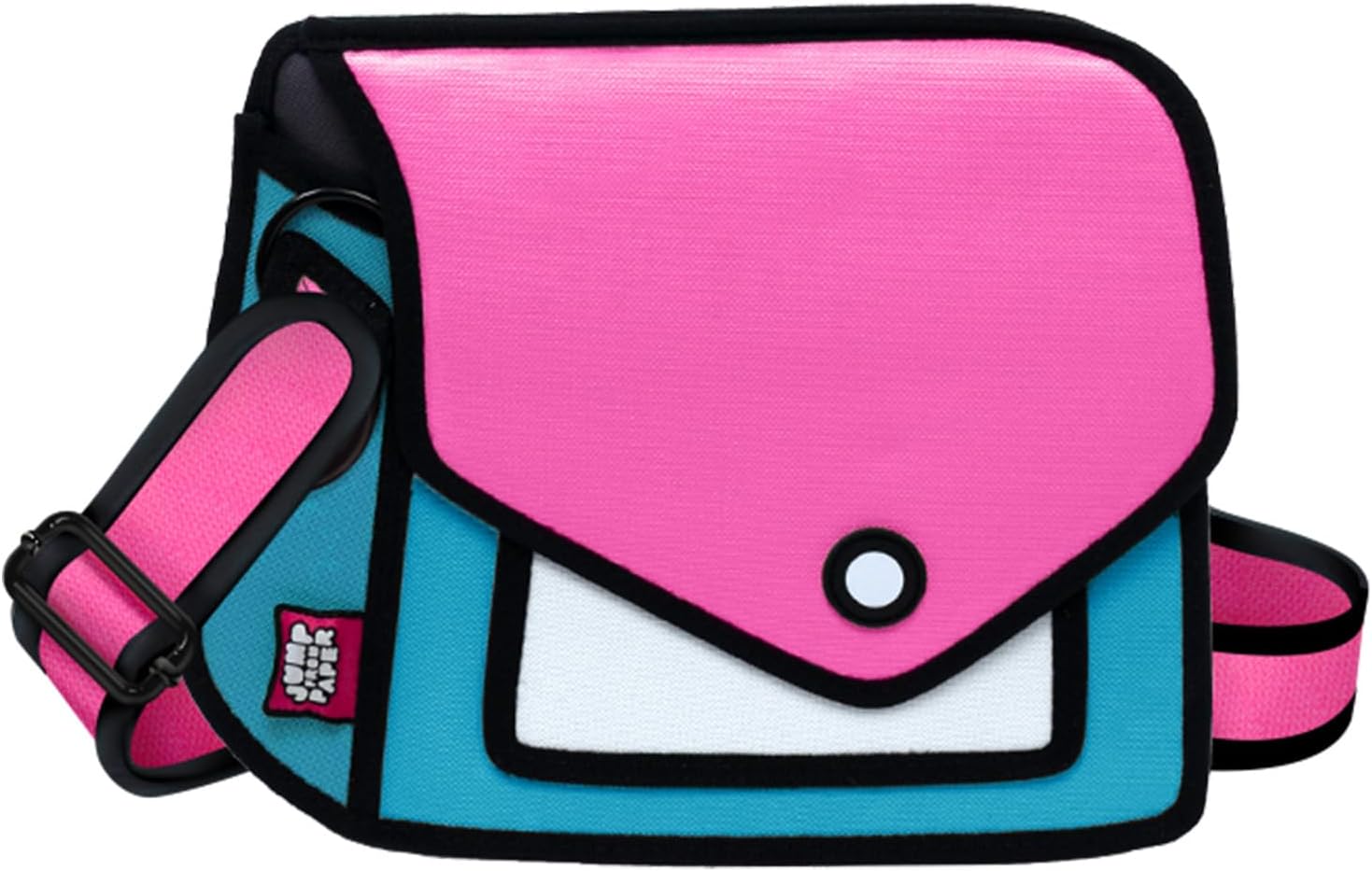 Original 2D Cartoon Crossbody Bag (Giggle) \u2013 Fun Pop Art, Trendy Cross Body Shoulder Bags for Senior Year and Women - Image 10