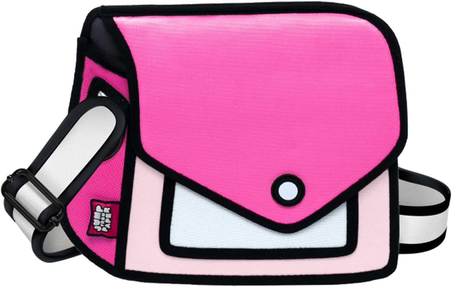 Original 2D Cartoon Crossbody Bag (Giggle) \u2013 Fun Pop Art, Trendy Cross Body Shoulder Bags for Senior Year and Women - Image 7