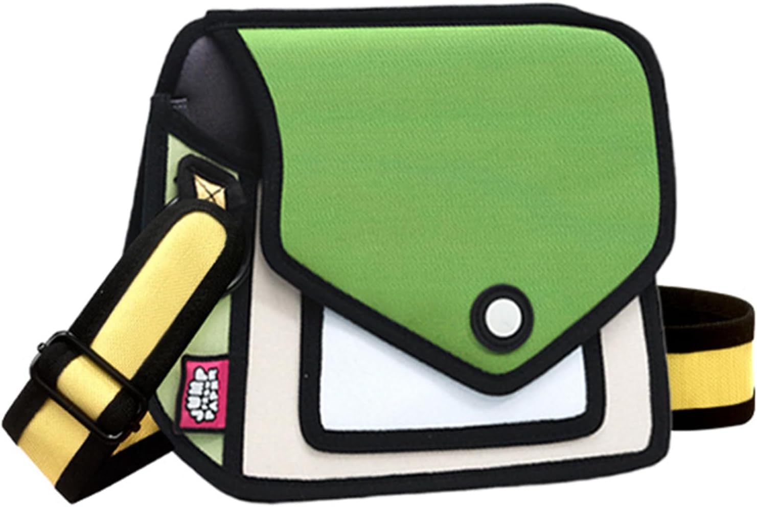 Original 2D Cartoon Crossbody Bag (Giggle) \u2013 Fun Pop Art, Trendy Cross Body Shoulder Bags for Senior Year and Women - Image 9