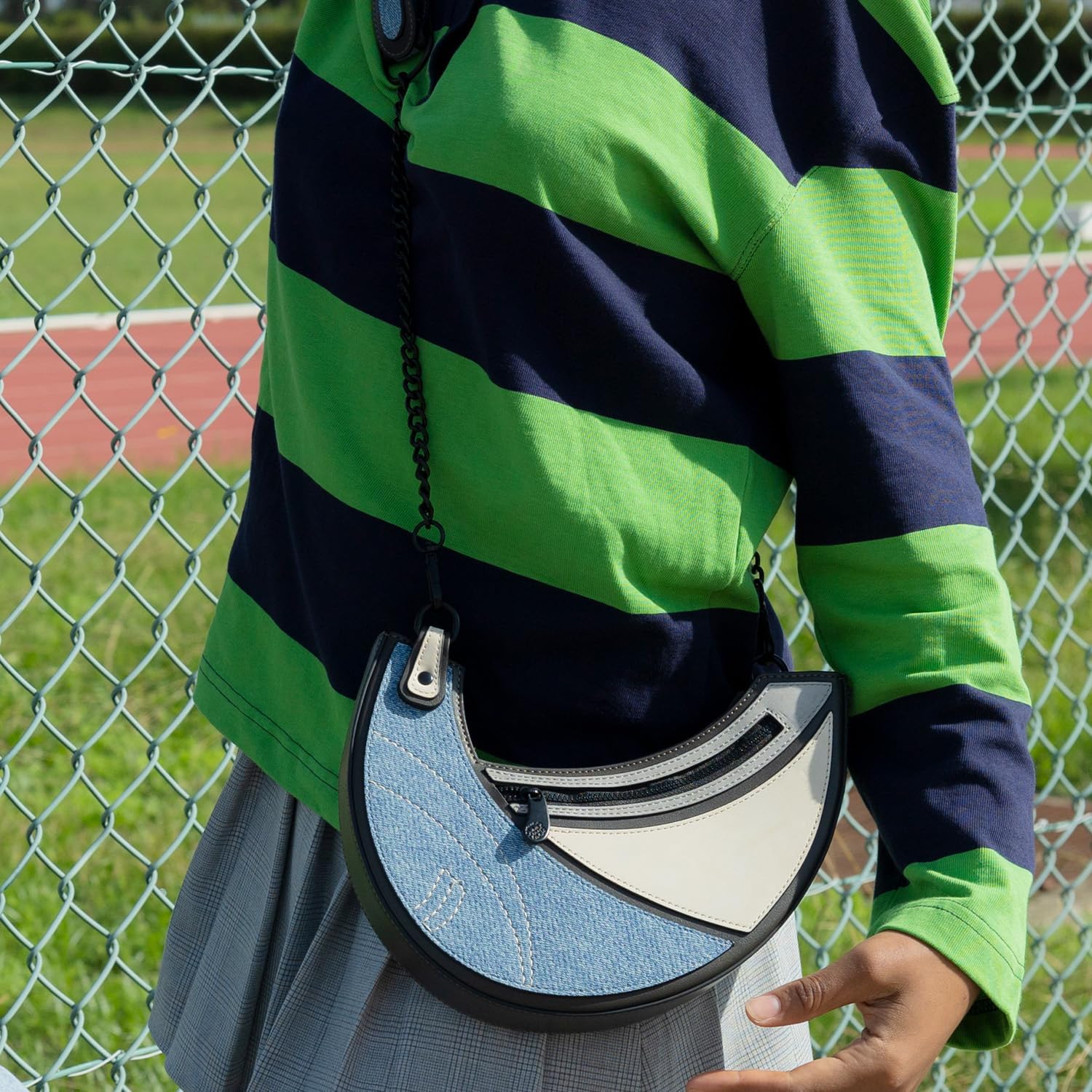 Original 2D Cartoon Crossbody Bag (Luna) - Fun Pop Art Cross Body Shoulder Bags for Women, Senior Year, Daily and Travel - Image 2