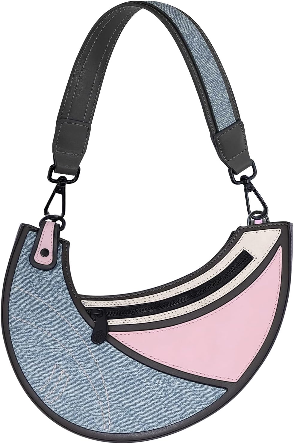 Original 2D Cartoon Crossbody Bag (Luna) - Fun Pop Art Cross Body Shoulder Bags for Women, Senior Year, Daily and Travel - Image 7