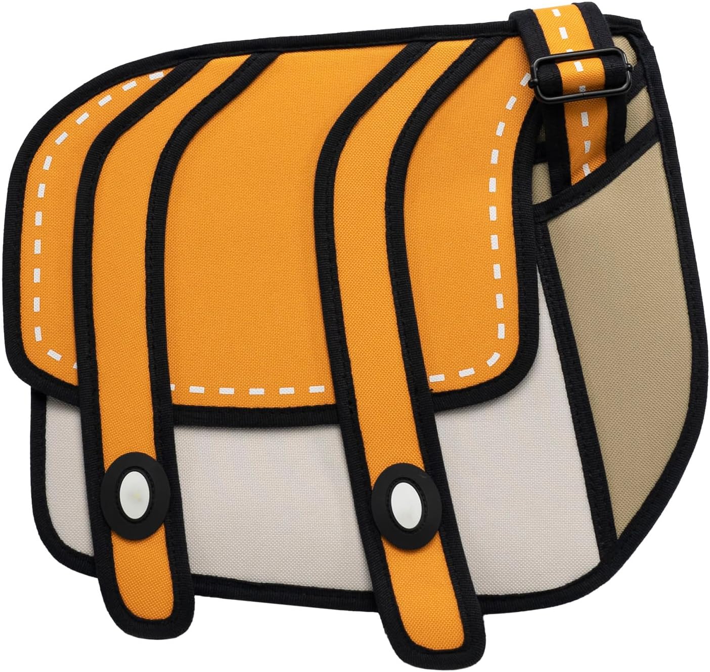 Original 2D Cartoon Crossbody Bag Purse (Cheese), Fun Novelty Cross Body Funny Anime Messenger Bags for Women, Carries Digital Camera, Essentials for Daily and Travel