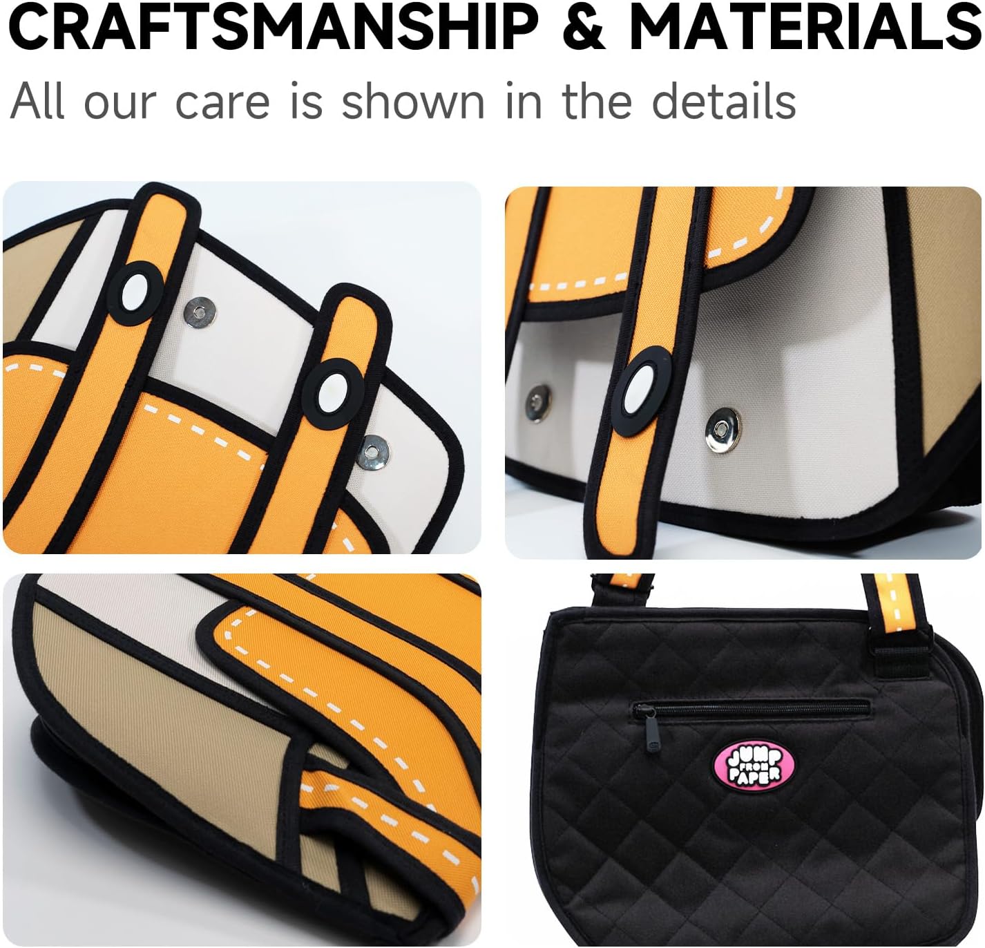 Original 2D Cartoon Crossbody Bag Purse (Cheese), Fun Novelty Cross Body Funny Anime Messenger Bags for Women, Carries Digital Camera, Essentials for Daily and Travel - Image 3