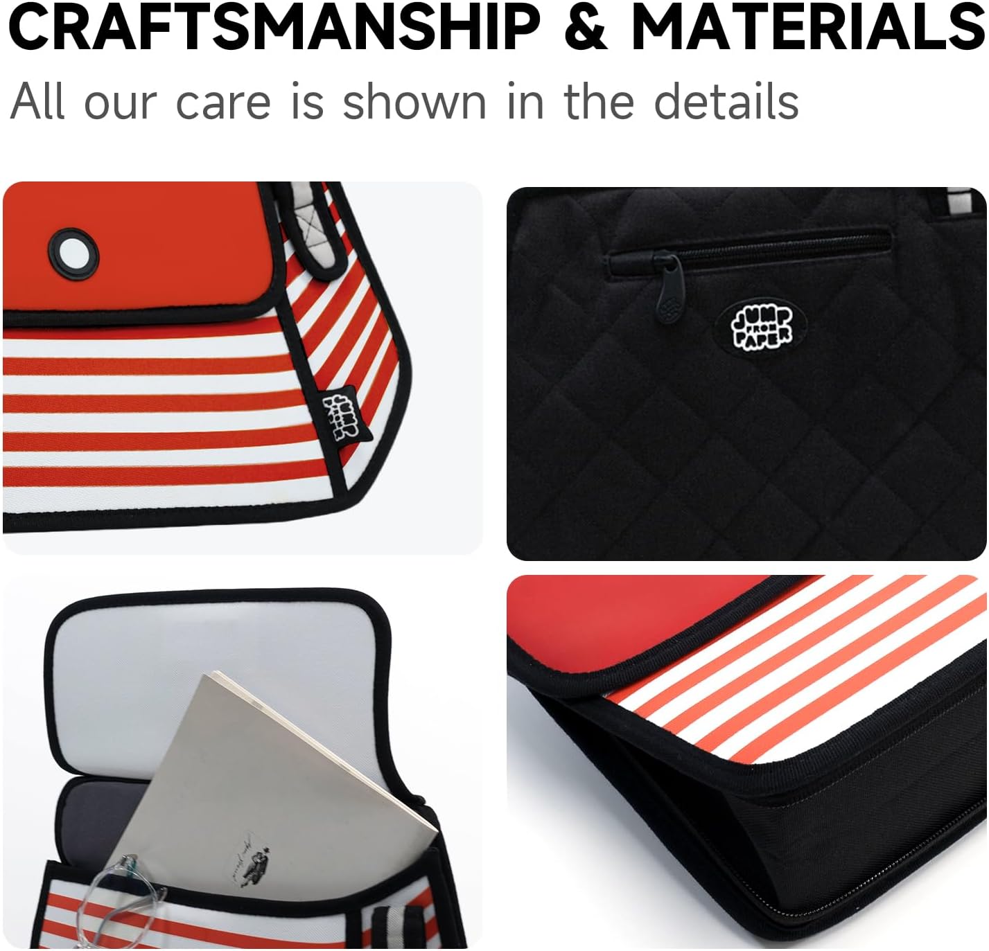 Original 2D Cartoon Crossbody Bag (Stripe), Fun Cross Body Bags for Women, Senior Year - Image 2