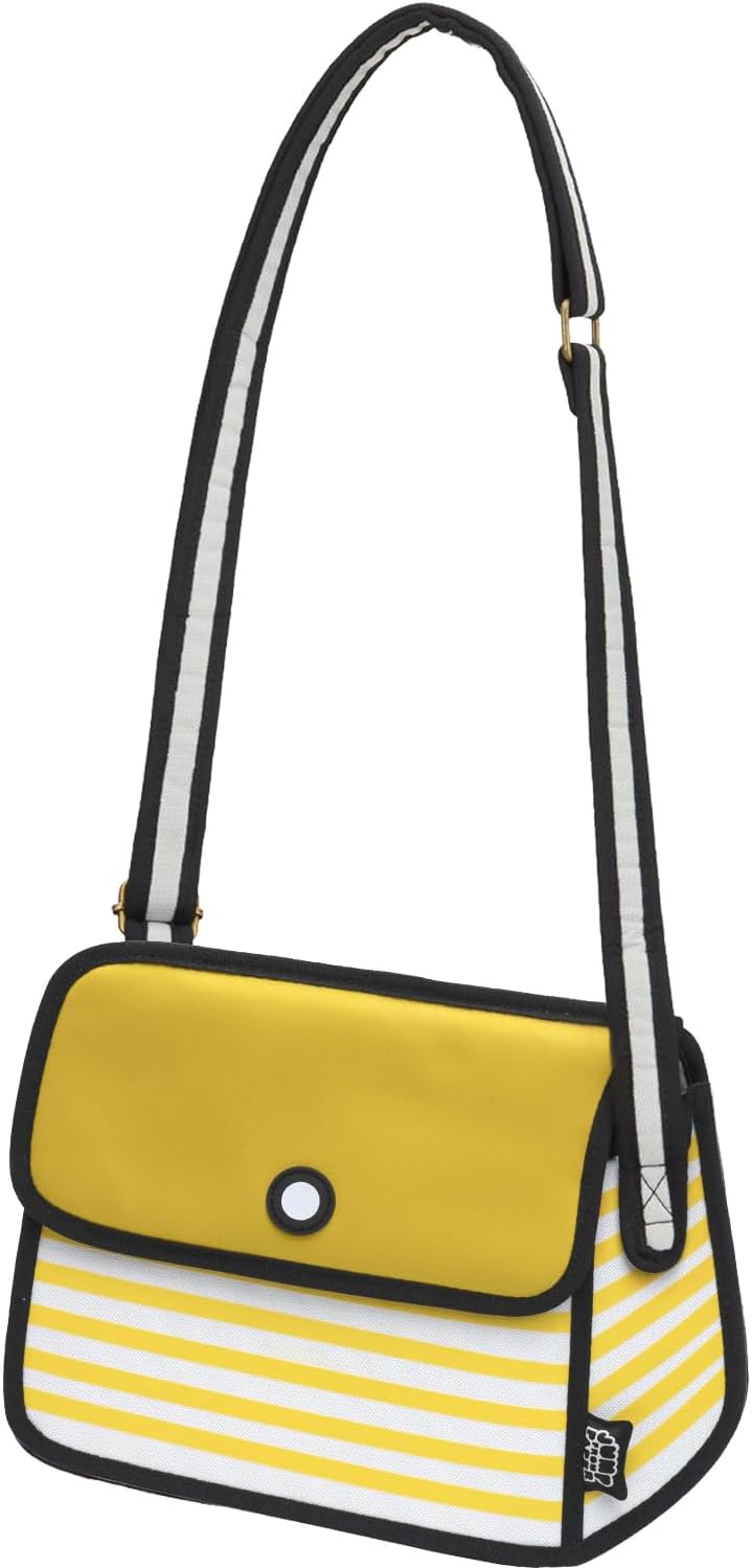 Original 2D Cartoon Crossbody Bag (Stripe), Fun Cross Body Bags for Women, Senior Year - Image 7