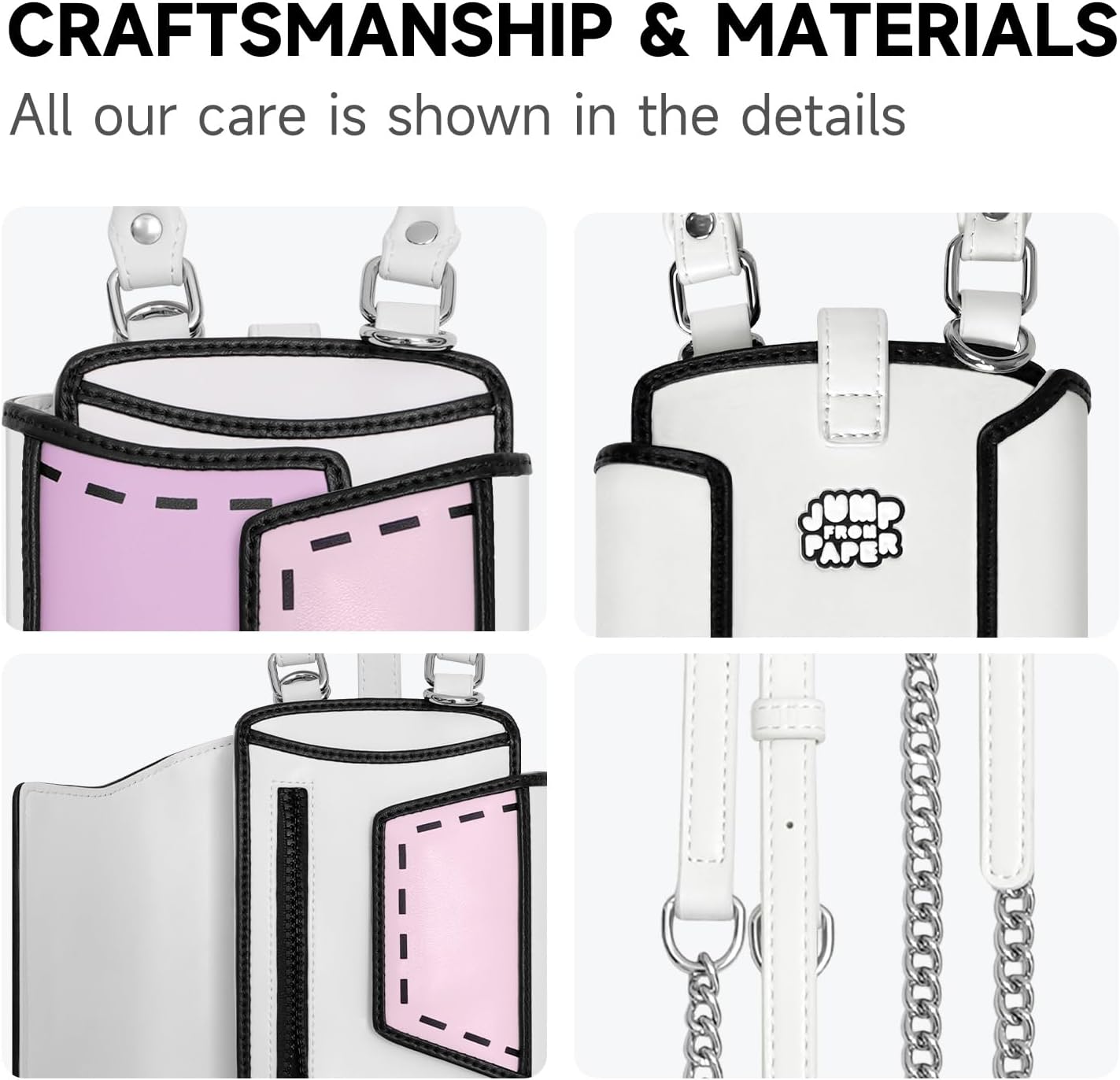 Original 2D Cartoon Crossbody Cell Phone Bag (Sally) - Fun Pop Art, Cross Body Cellphone Shoulder Bags Purse for Women - Image 3