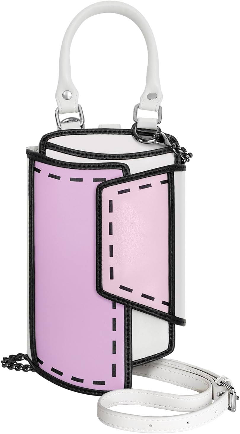 Original 2D Cartoon Crossbody Cell Phone Bag (Sally) - Fun Pop Art, Cross Body Cellphone Shoulder Bags Purse for Women