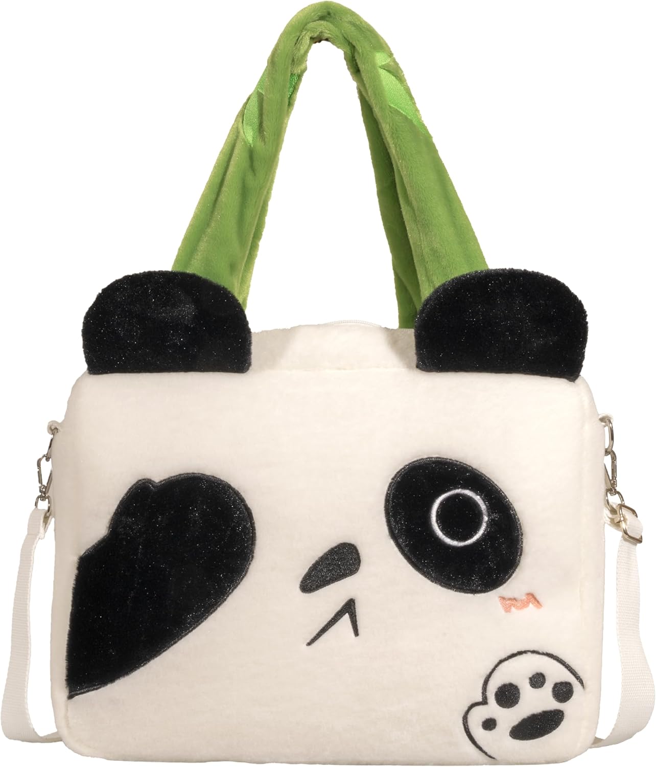 Panda & Red Panda Cute Messenger Bag Aesthetic Women Kawaii Crossbody Shoulder Harajuku Fashion Laptop Bag - Image 4