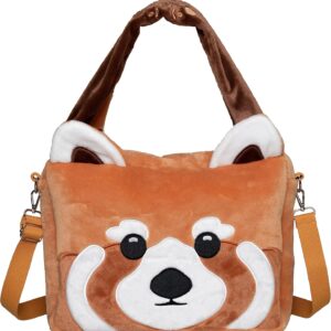 Panda & Red Panda Cute Messenger Bag Aesthetic Women Kawaii Crossbody Shoulder Harajuku Fashion Laptop Bag