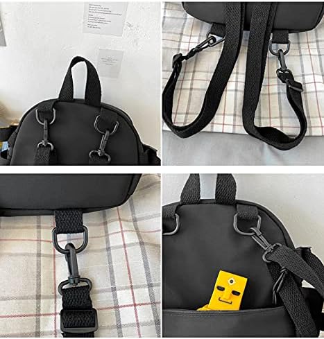 PEXIZUAN Kawaii Mini Backpack Pink Girl i##e##s: school bag ^^ waterproof ^^ nylon ^^ kawaii pendant ^^ cute pin :i##e##s - Image 7