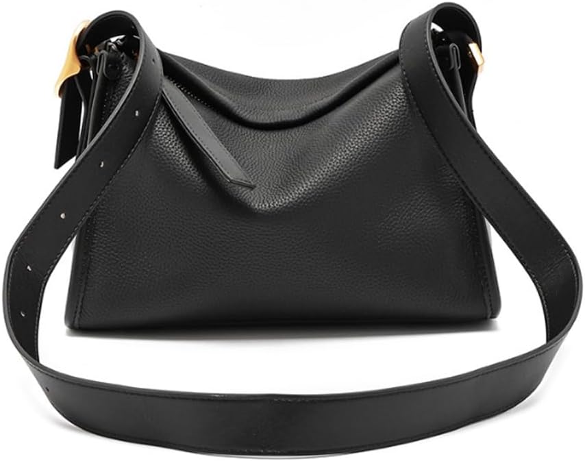 Pillow bag women's leather spring and summer casual fashion retro single shoulder crossbody size 25 * 16 * 20cm - Image 8