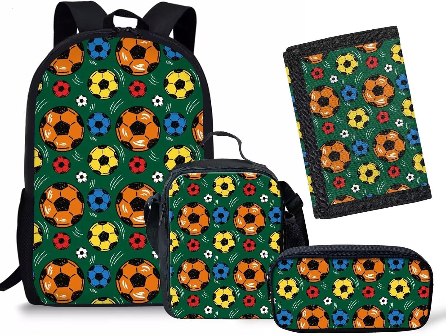 Rnyleeg 4Pcs Cute Cats School Bag Kawaii Backpack for Toddler Girls Preschool Kindergarten Backpacks and Lunch Box Set with Children Wallet Purse Pencil Holder - Image 12