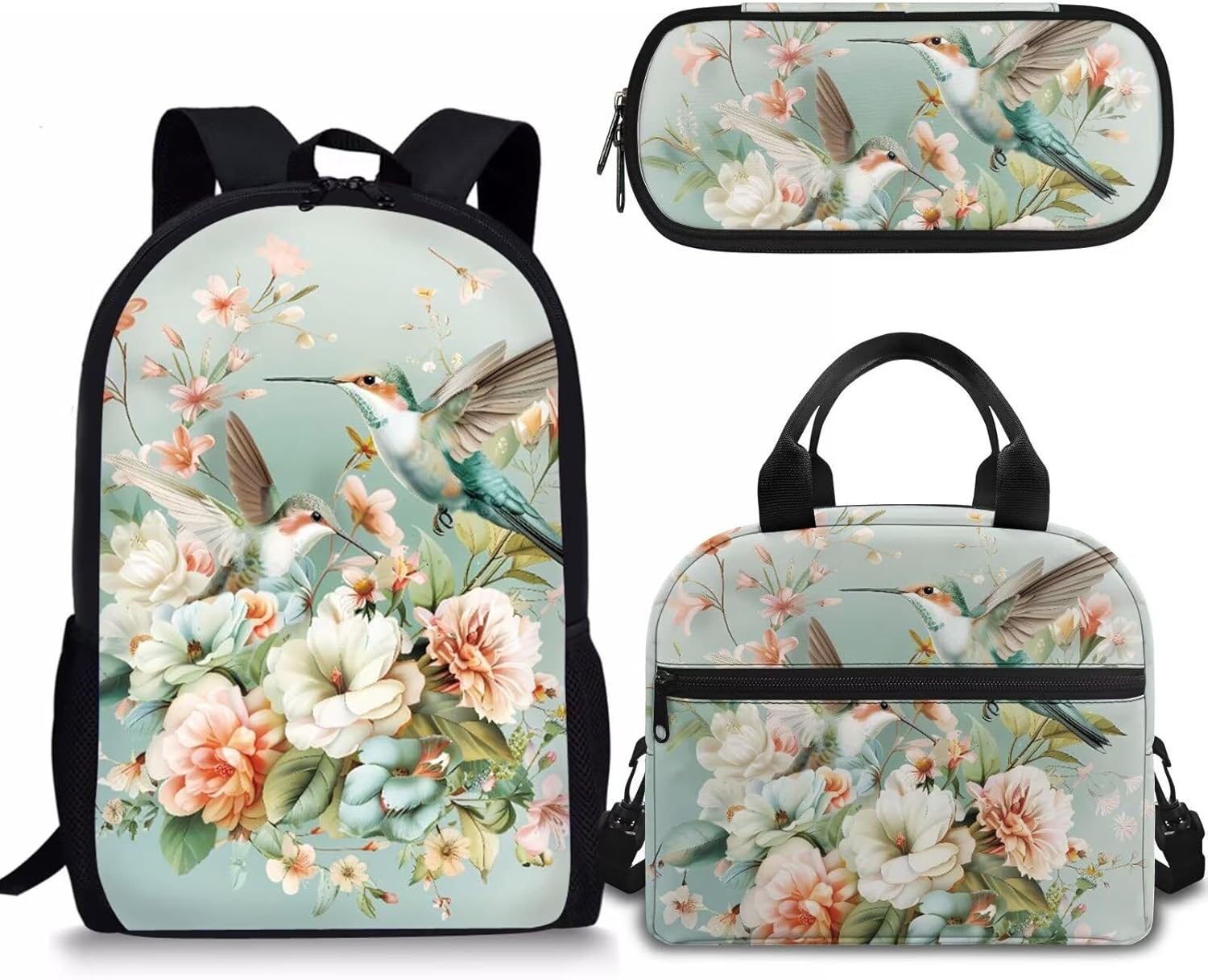 Rnyleeg Girls Backpack Set with Lunch Box&Pencil Holder 3Pcs Pink Ice Cream Kawaii Backpack for Girls Preschool Elementary School Bag Students Bookbag - Image 12