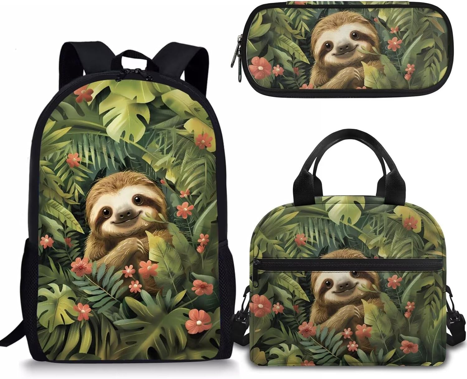 Rnyleeg Girls Backpack Set with Lunch Box&Pencil Holder 3Pcs Pink Ice Cream Kawaii Backpack for Girls Preschool Elementary School Bag Students Bookbag - Image 14