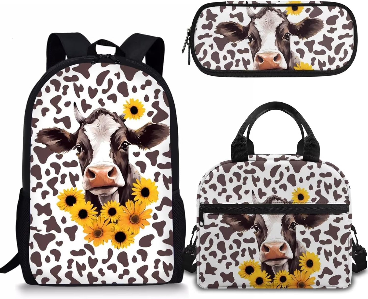 Rnyleeg Girls Cute Backpack Set with Lunch Tote Bag Pencil Holder,3Pcs Kawaii Girls Strawberry Koala Animal Print Preschool Elementary Backpacks for Toddler Children - Image 19