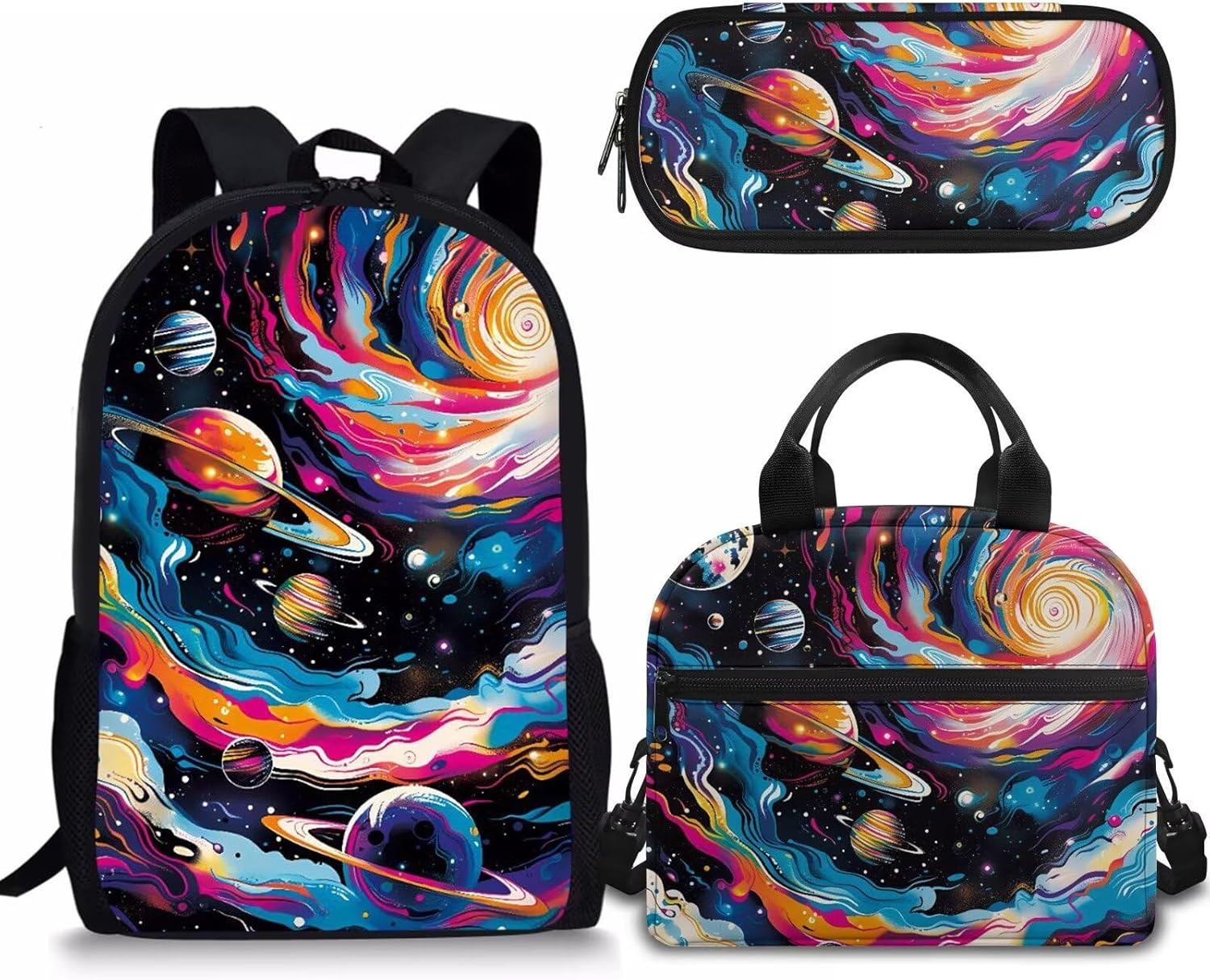 Rnyleeg Girls Cute School Bag Kawaii Bunny Backpack Set,Kids Primary Elementary Bookbag Set with Lunch Box and Pencil Holder,3PCS - Image 10