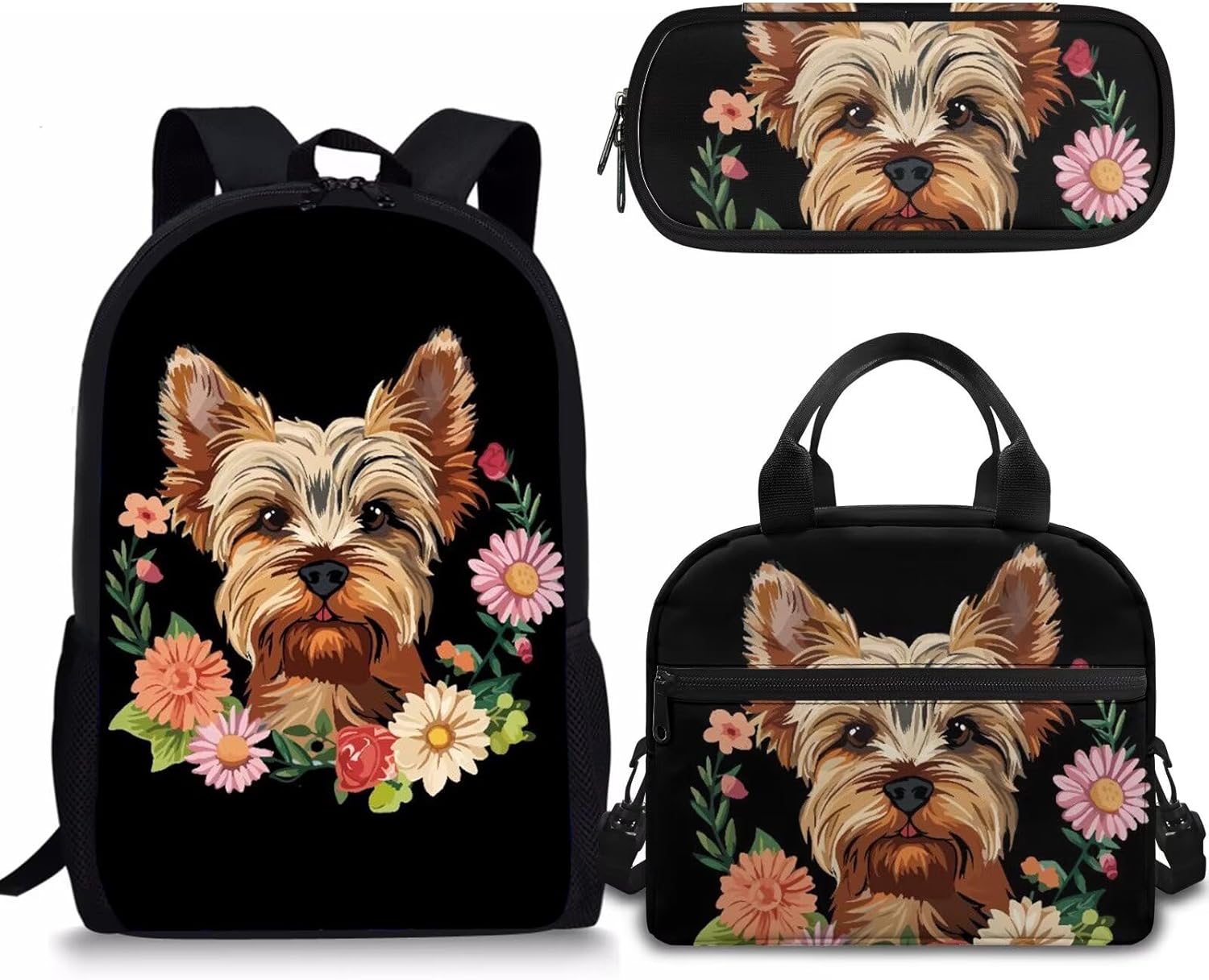 Rnyleeg Girls Cute School Bag Kawaii Bunny Backpack Set,Kids Primary Elementary Bookbag Set with Lunch Box and Pencil Holder,3PCS - Image 12