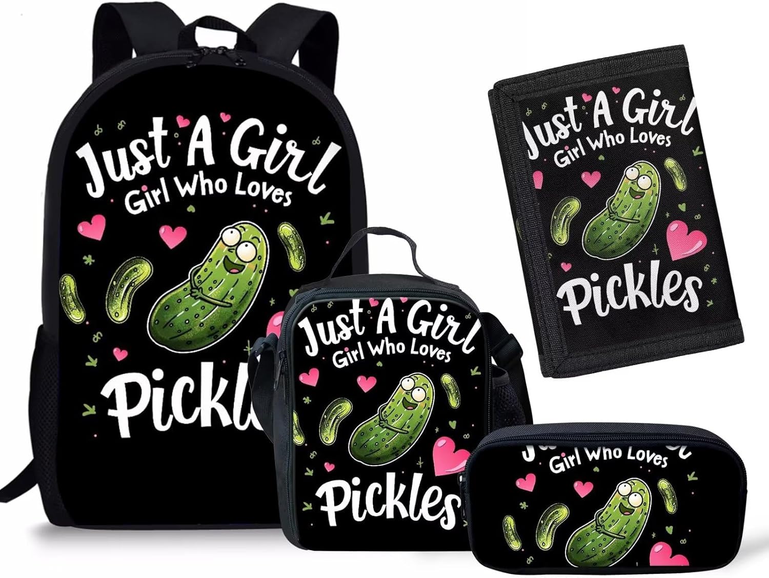 Rnyleeg Girls Kawaii Backpack Cute Ice Cream Print Kids Preschool Elementary School Bag Backpacks and Lunch Box,Lightweight Toddler Backpack with Pencil Case Trifold Wallets,4 In 1 - Image 10