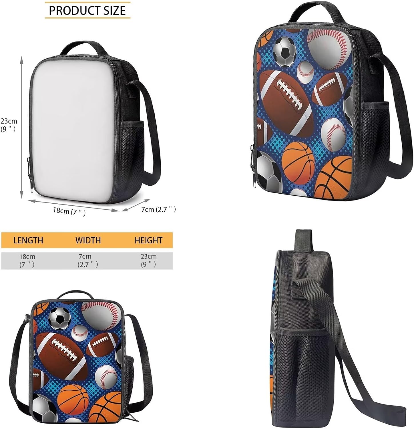 Rnyleeg Girls Kawaii Backpack Cute Ice Cream Print Kids Preschool Elementary School Bag Backpacks and Lunch Box,Lightweight Toddler Backpack with Pencil Case Trifold Wallets,4 In 1 - Image 3